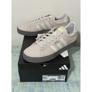 Adidas Daily 3.0 Men's Grey One/Lucid Lemon Casual Sneakers Size 10.5 New